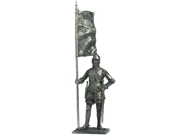 Фигура оловянная Бургундский рыцарь Жан де Монтагю, серед 14 век. M145