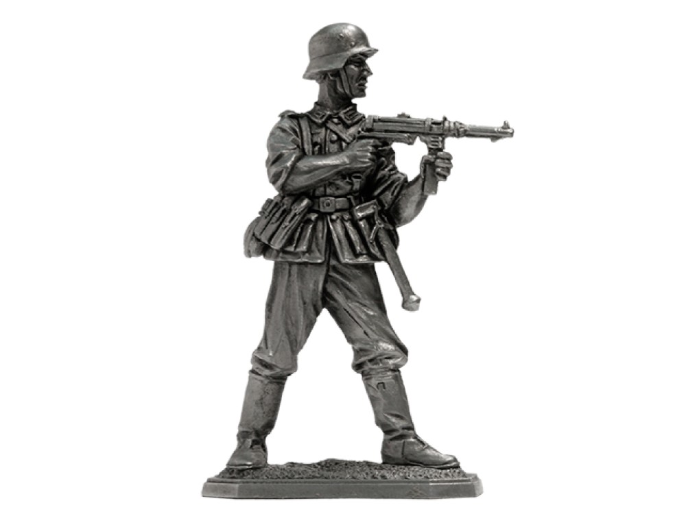 Фигура оловянная Немецкий пехотинец с MP-40, 1944-45 vnt-02